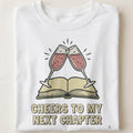 CHEERS TO MY NEXT CHAPTER | Funny 40th Birthday T-Shirt - close up