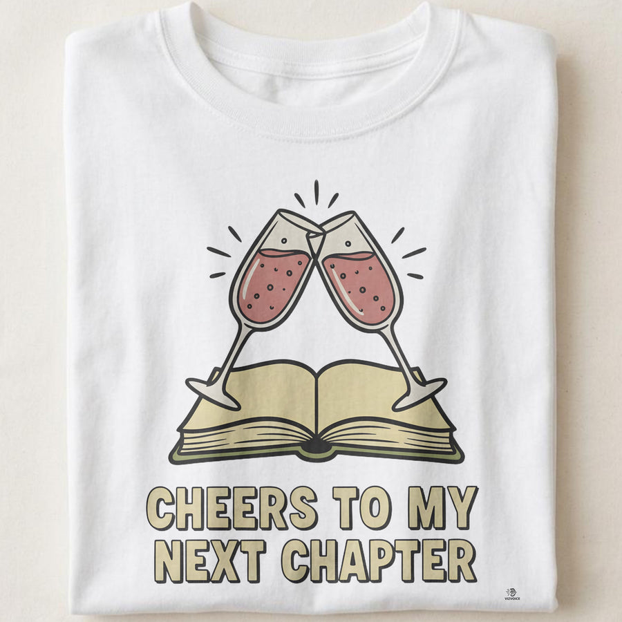 CHEERS TO MY NEXT CHAPTER | Funny 40th Birthday T-Shirt