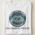 CALM HANDS IN THE DARK | Comfortable Night Shift Nurse T-Shirt - close up
