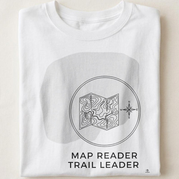 MAP READER TRAIL LEADER | Adventurous Hiking T-Shirt