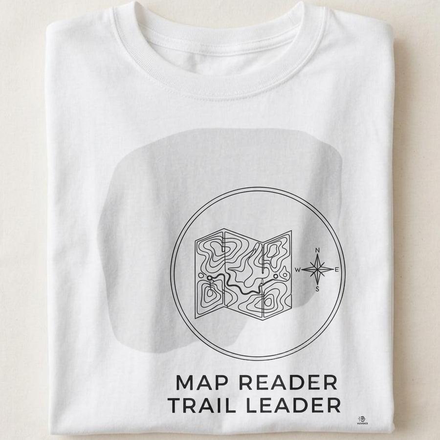 MAP READER TRAIL LEADER | Adventurous Hiking T-Shirt