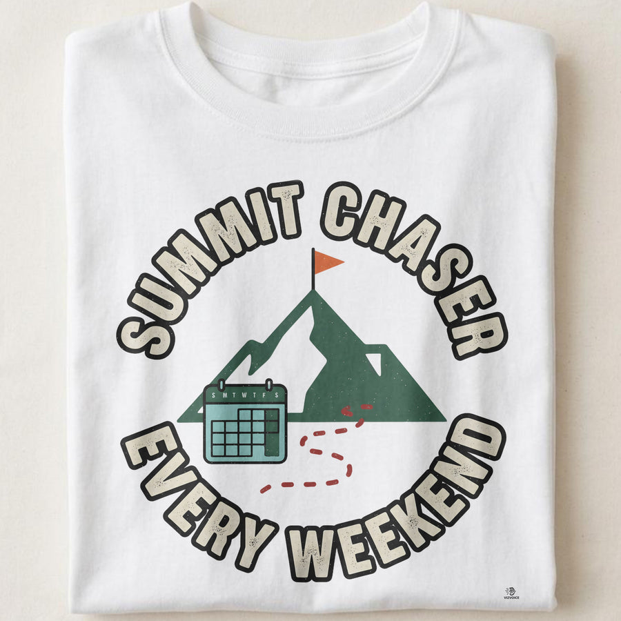 SUMMIT CHASER EVERY WEEKEND | Comfy Hiking T-Shirt