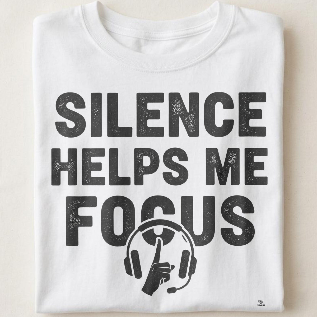 SILENCE HELPS ME FOCUS | Funny Late Night Gaming T-Shirt