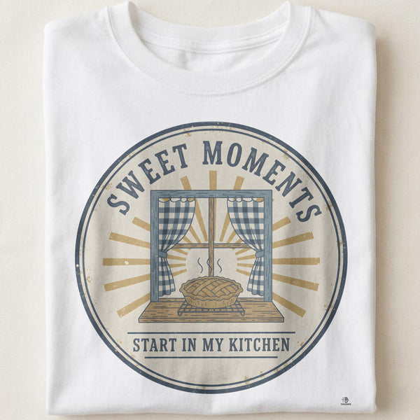 SWEET MOMENTS START IN MY KITCHEN | Charming Baking T-shirt