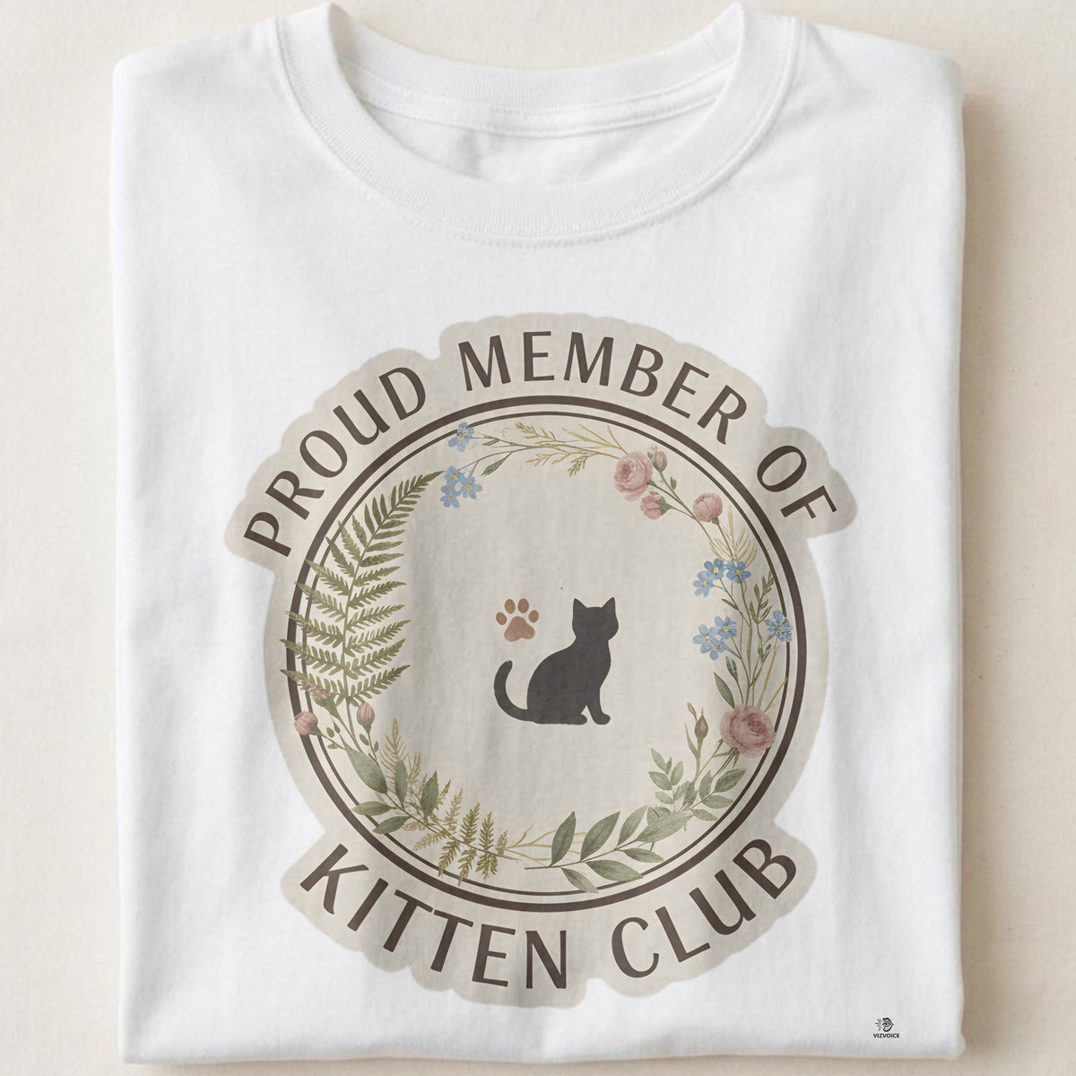 PROUD MEMBER OF KITTEN CLUB | Cute Kitten T-Shirt