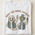 GHOST AND GHOUL FAN CLUB | Spooky Ghost & Ghoul T-Shirt - close up