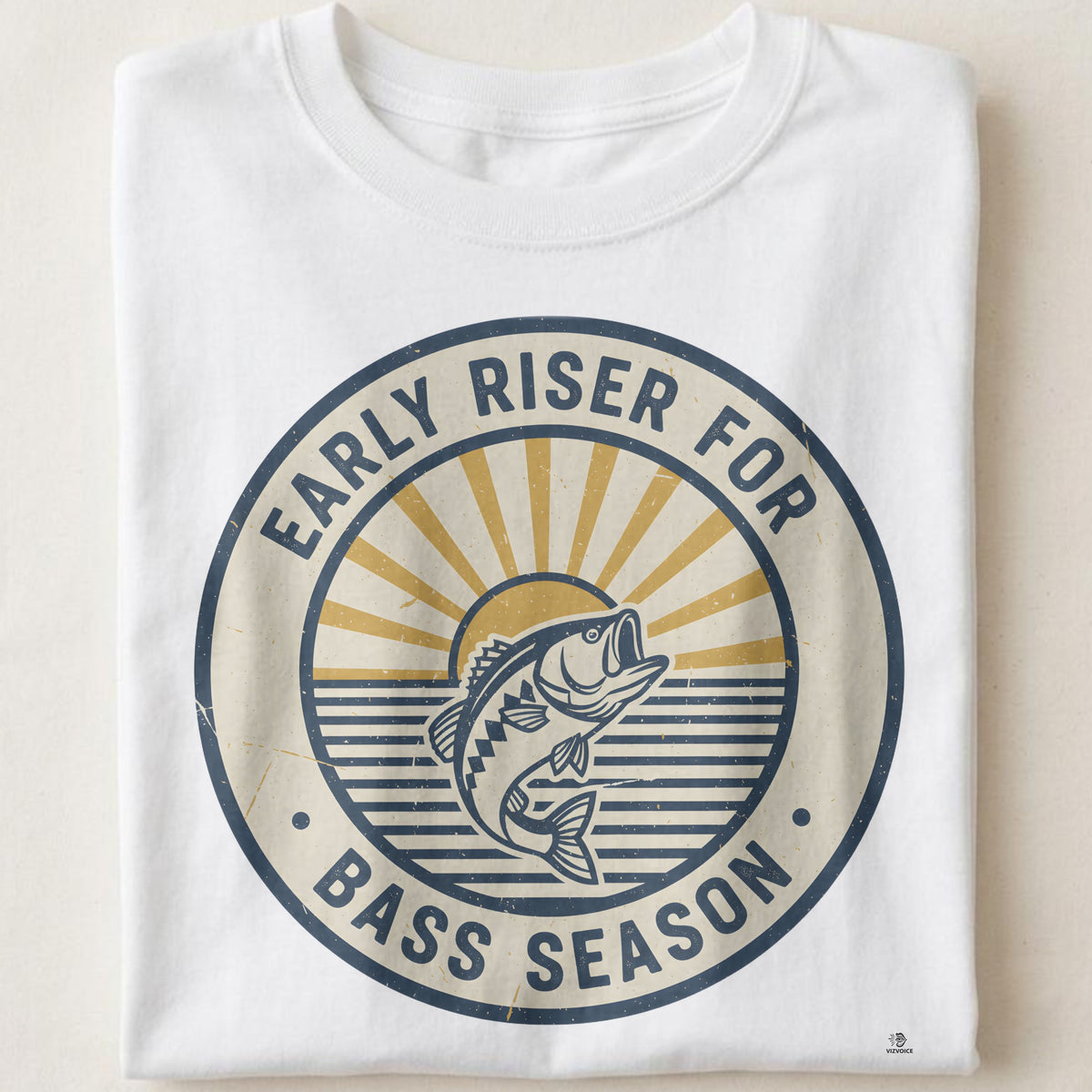 EARLY RISER FOR BASS SEASON | Funny Fishing T-Shirt
