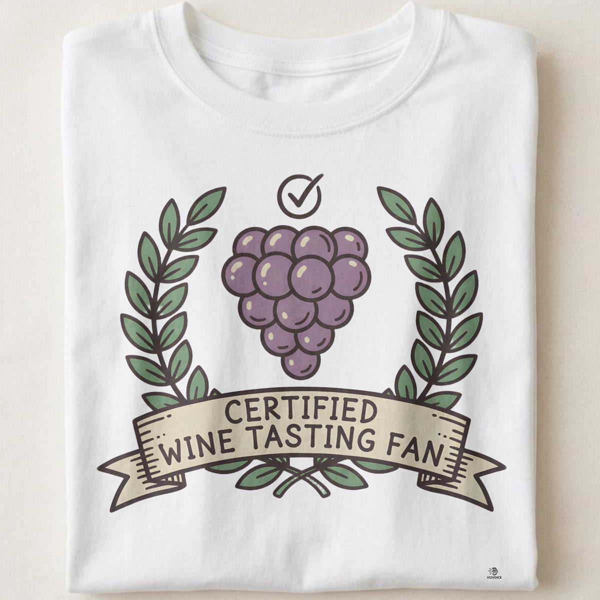 CERTIFIED WINE TASTING FAN | Funny Wine Lover T-Shirt