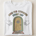 HERE FOR STUDENTS EVERY DAY | Funny School Counselor T-Shirt - close up
