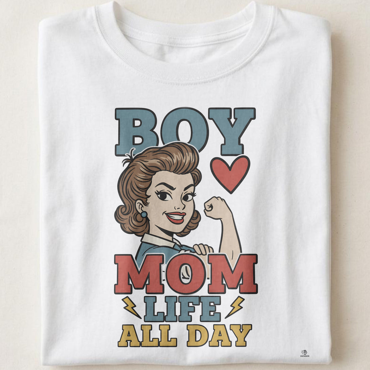 BOY MOM LIFE ALL DAY | Funny Boy Mom T-Shirt