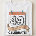 FORTY AND FABULOUS | Fabulous Turning 40 T-Shirt - close up