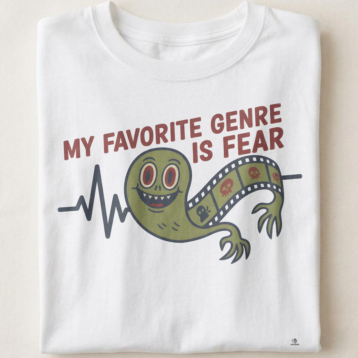 MY FAVORITE GENRE IS FEAR | Spooky Horror Movie T-shirt