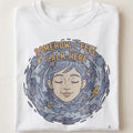 SOMEHOW I FEEL CALM HERE | Sarcastic Chaos Embracer T-Shirt - close up
