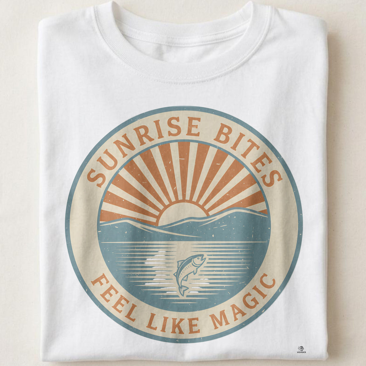 SUNRISE BITES FEEL LIKE MAGIC | Fun Fishing T-Shirt