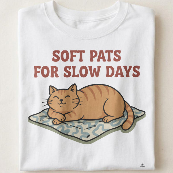 SOFT PATS FOR SLOW DAYS | Cozy T-Shirt for Senior Cat Parents