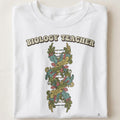 BIOLOGY TEACHER | Humorous Science Teacher T-shirt - close up