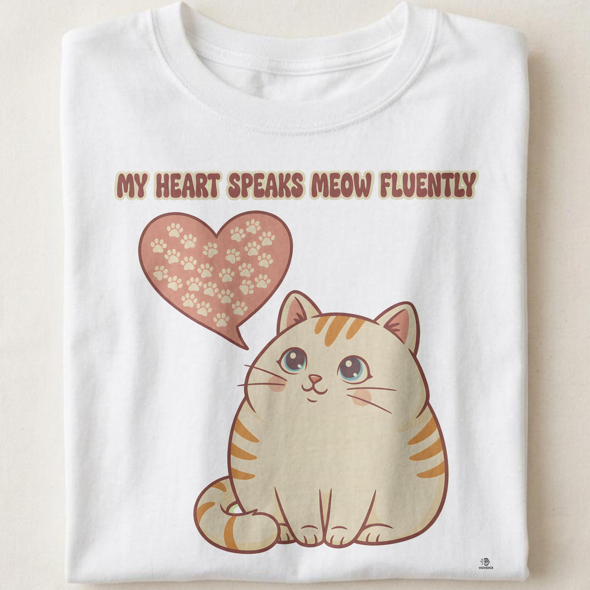 MY HEART SPEAKS MEOW FLUENTLY | Purrfect Cat Lover T-Shirt