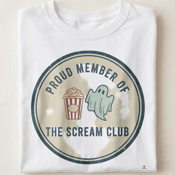 PROUD MEMBER OF THE SCREAM CLUB | Funny Horror Movie T-Shirt