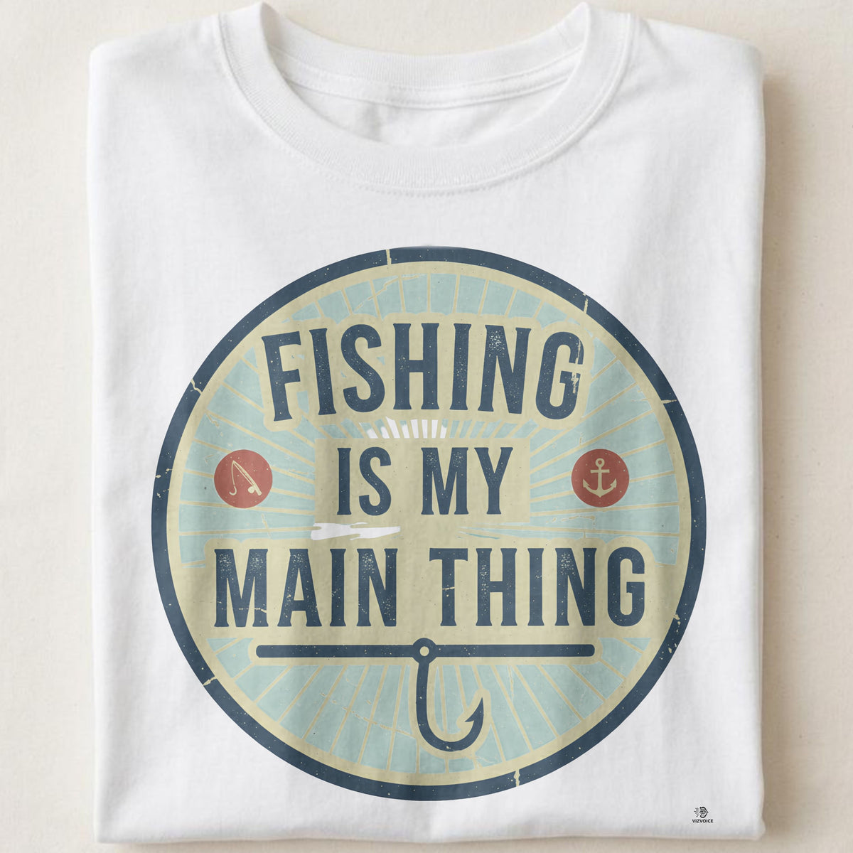 FISHING IS MY MAIN THING | Fun Fishing T-Shirt