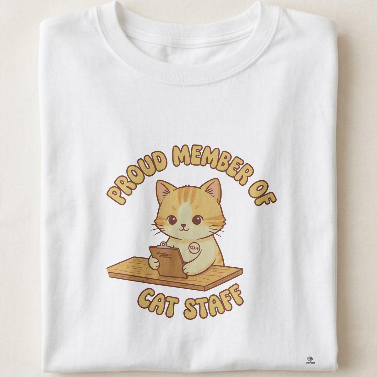 PROUD MEMBER OF CAT STAFF | Humorous Cat Lover T-Shirt