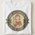 PROUD HALLOWEEN MOM CREW LEADER | Fun Halloween T-Shirt - close up