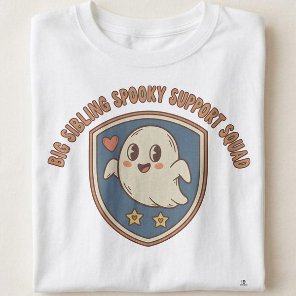 BIG SIBLING SPOOKY SUPPORT SQUAD | Fun Halloween T-shirt