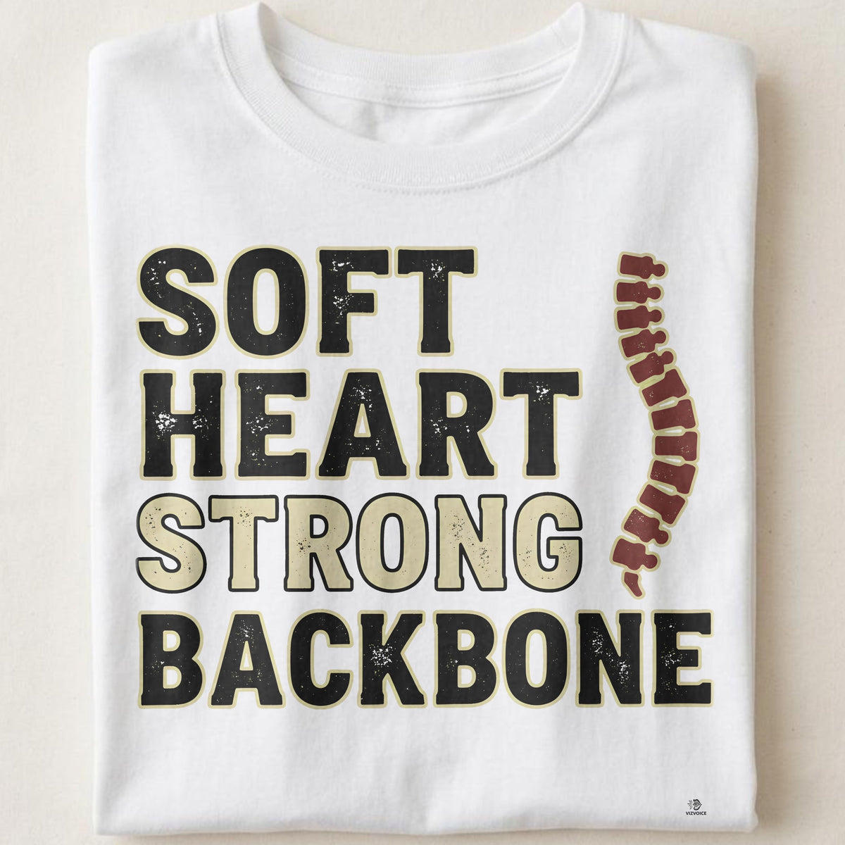 SOFT HEART STRONG BACKBONE | Girl Mom T-Shirt