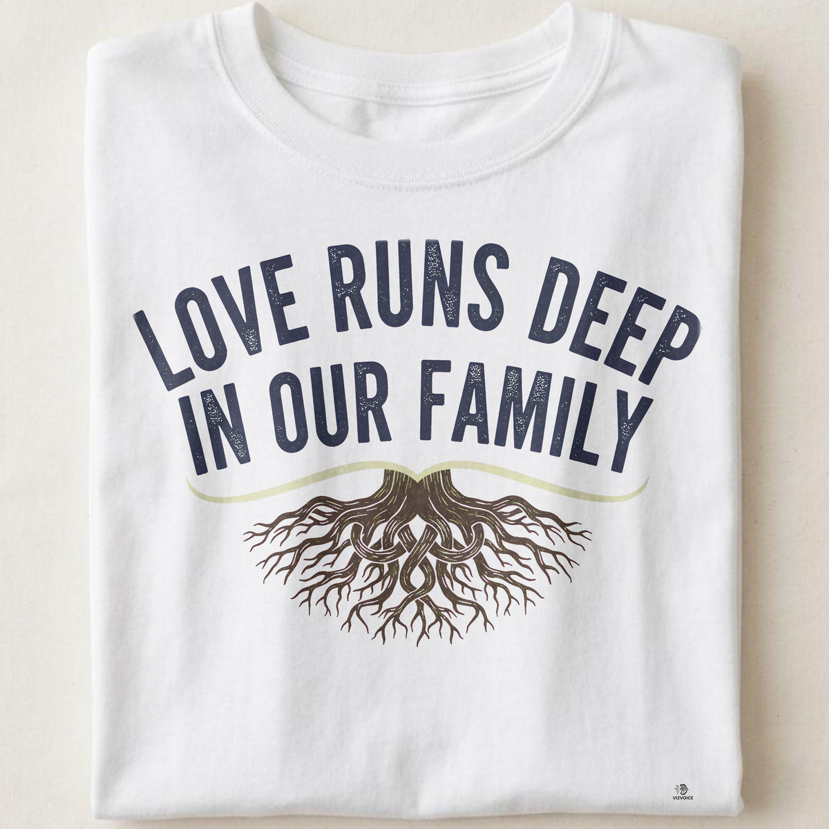 LOVE RUNS DEEP IN OUR FAMILY | Great Grandparent T-Shirt