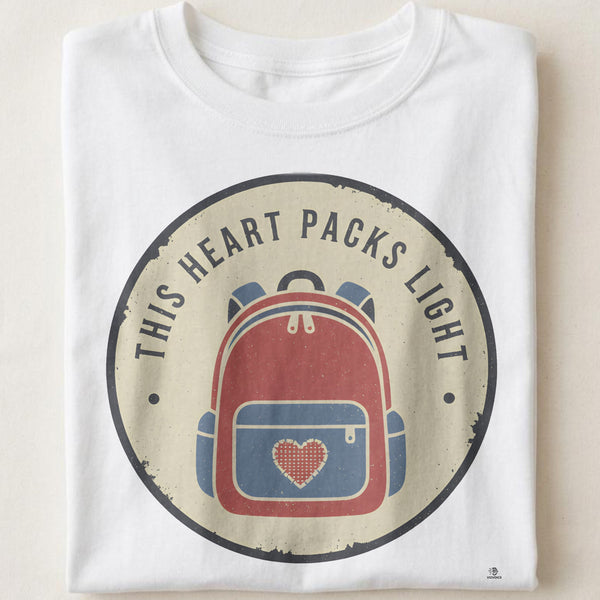 THIS HEART PACKS LIGHT | Adventure Seeker T-Shirt