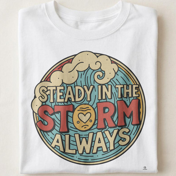 STEADY IN THE STORM | Humorous ICU Nurse T-Shirt