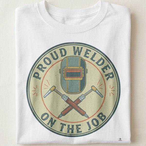 PROUD WELDER ON THE JOB | Funny Welder T-Shirt