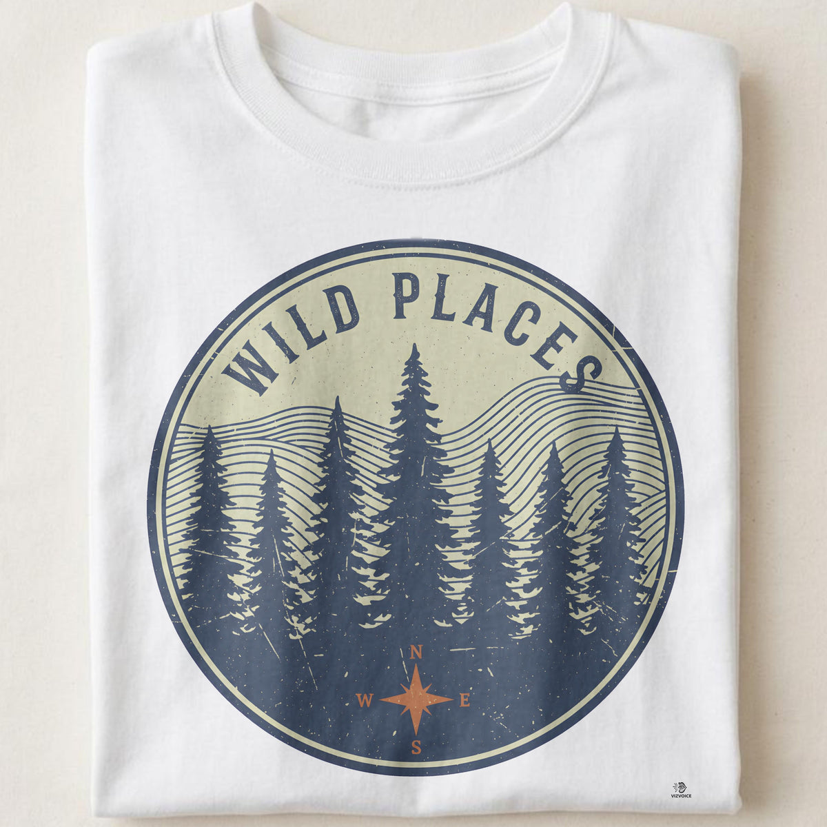 WILD PLACES | Adventurous Camping T-Shirt