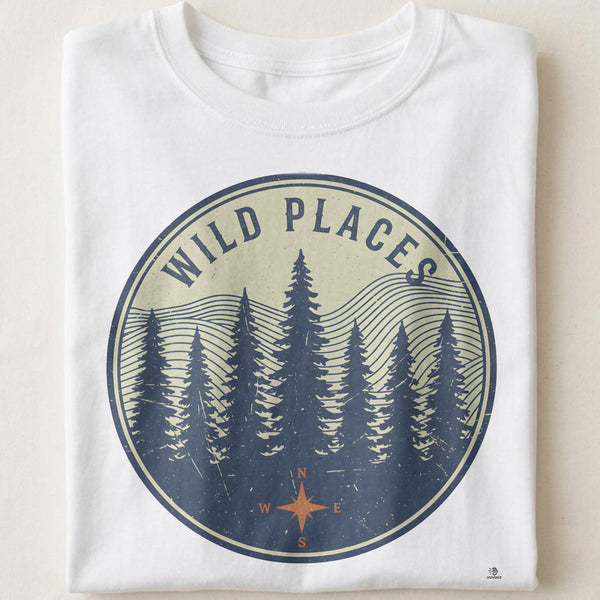 WILD PLACES | Adventurous Camping T-Shirt