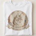 CERTIFIED MAINE COON CAT PARENT | Funny Cat Lover T-Shirt - close up