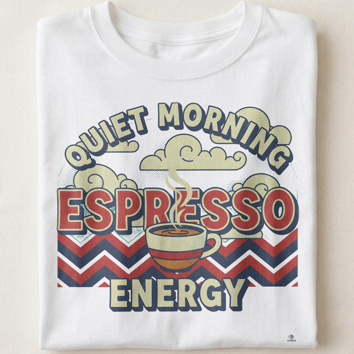 QUIET MORNING ESPRESSO ENERGY | Funny Coffee Lover T-shirt