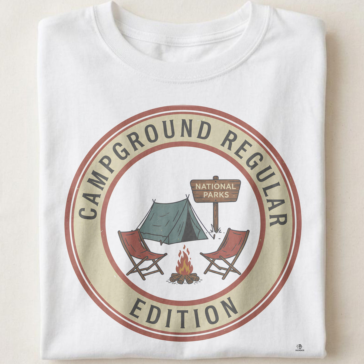 CAMPGROUND REGULAR NATIONAL PARKS EDITION | Fun Camping T-Shirt