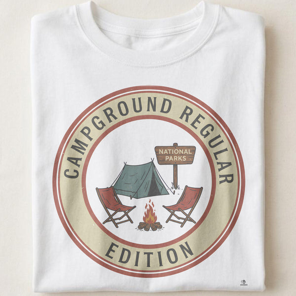 CAMPGROUND REGULAR NATIONAL PARKS EDITION | Fun Camping T-Shirt