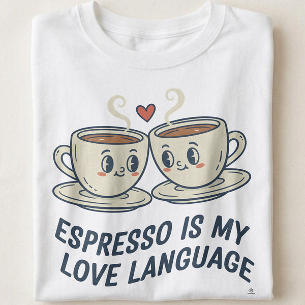 ESPRESSO IS MY LOVE LANGUAGE | Coffee Lover T-shirt