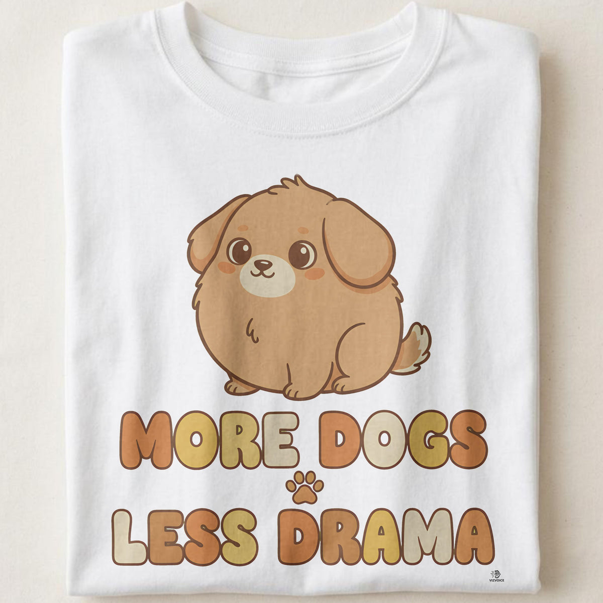 MORE DOGS LESS DRAMA | Funny T-Shirt for Dog Lovers