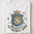HER MAJESTY THE BIRTHDAY QUEEN | Fun Birthday T-Shirt - close up
