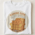RAISING CATS IS MY HOBBY | Funny Cat Dad T-shirt - close up