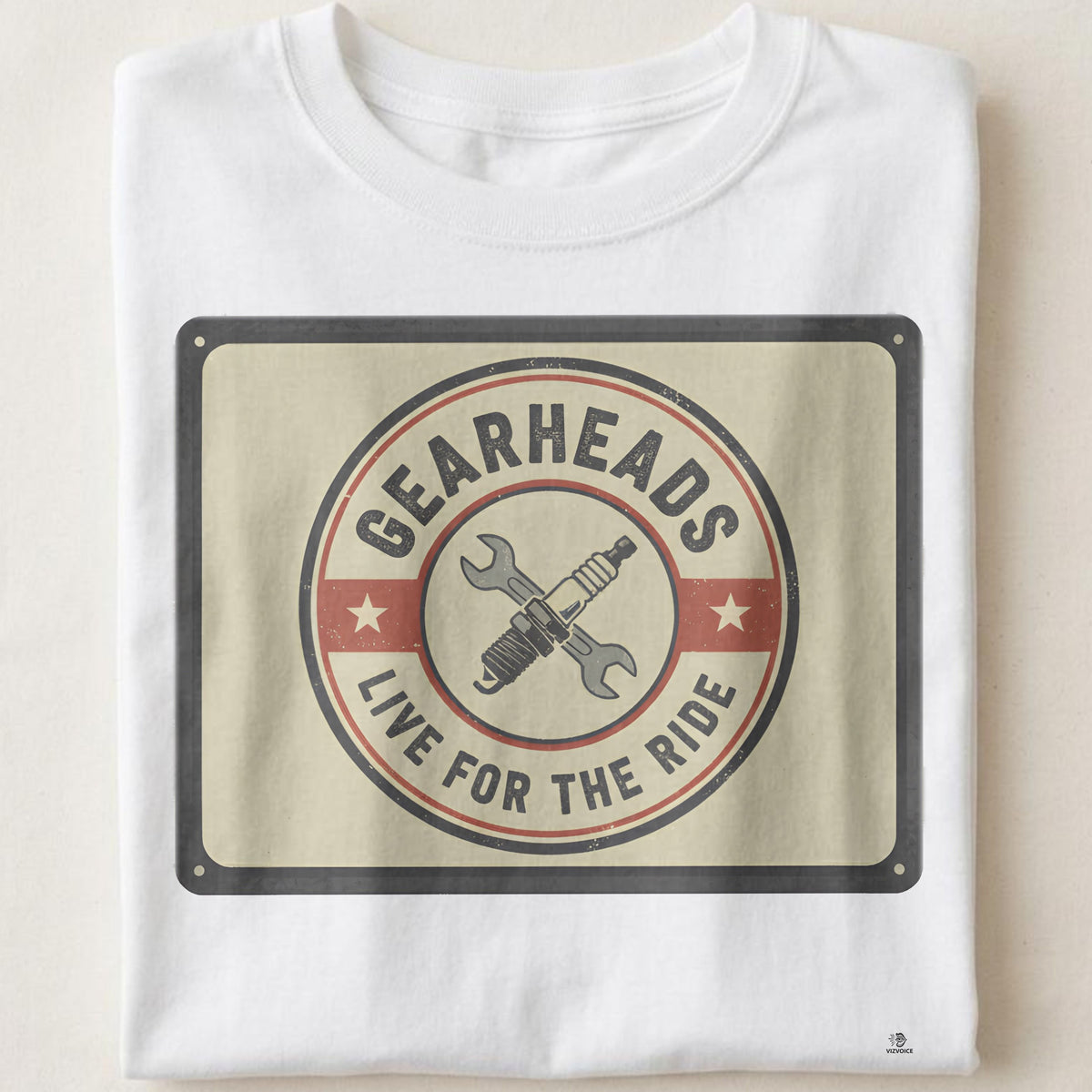 GEARHEADS LIVE FOR THE RIDE | Humorous Motorcycle T-Shirt