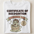 ESPRESSO FAN | Perfect T-Shirt for Coffee Lovers - close up