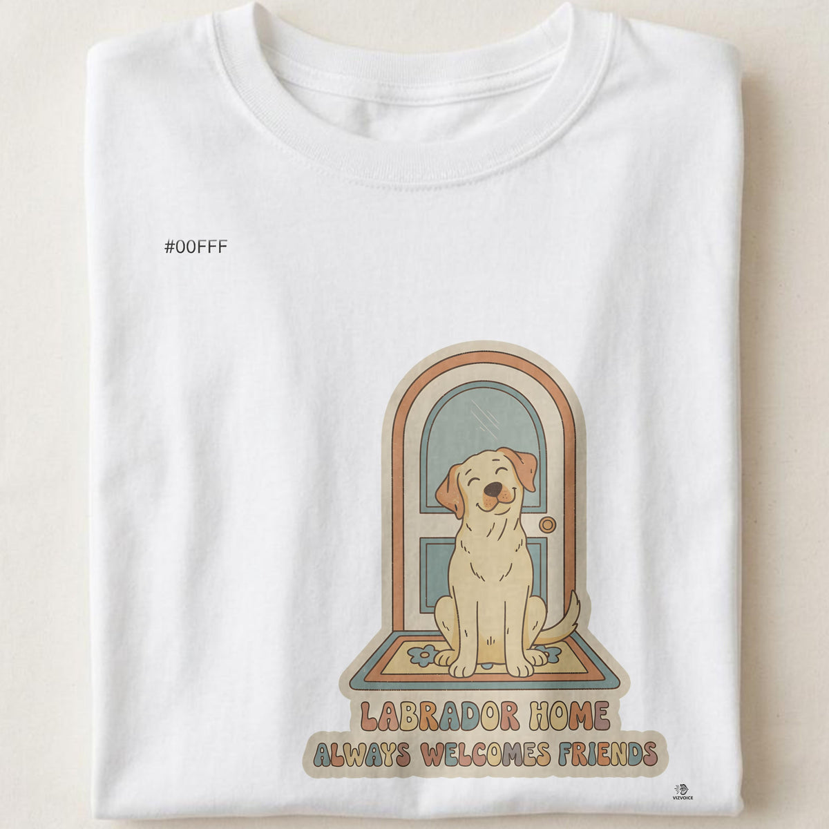 LABRADOR HOME ALWAYS WELCOMES FRIENDS | Fun Labrador Owner T-Shirt
