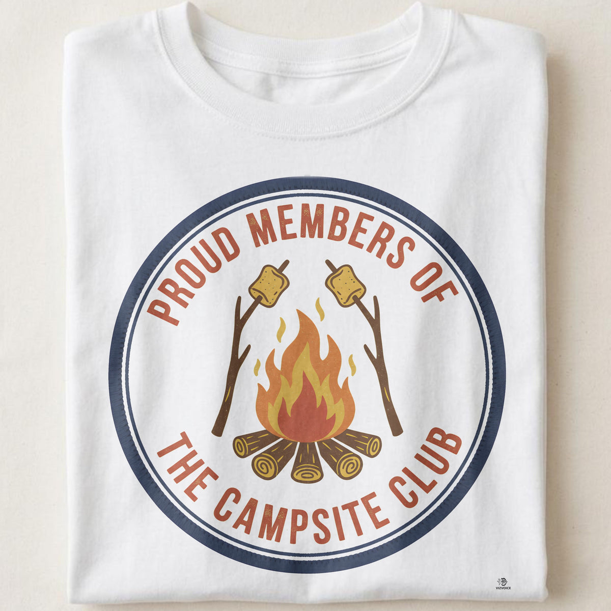 PROUD MEMBERS OF THE CAMPSITE CLUB | Funny Camping T-Shirt