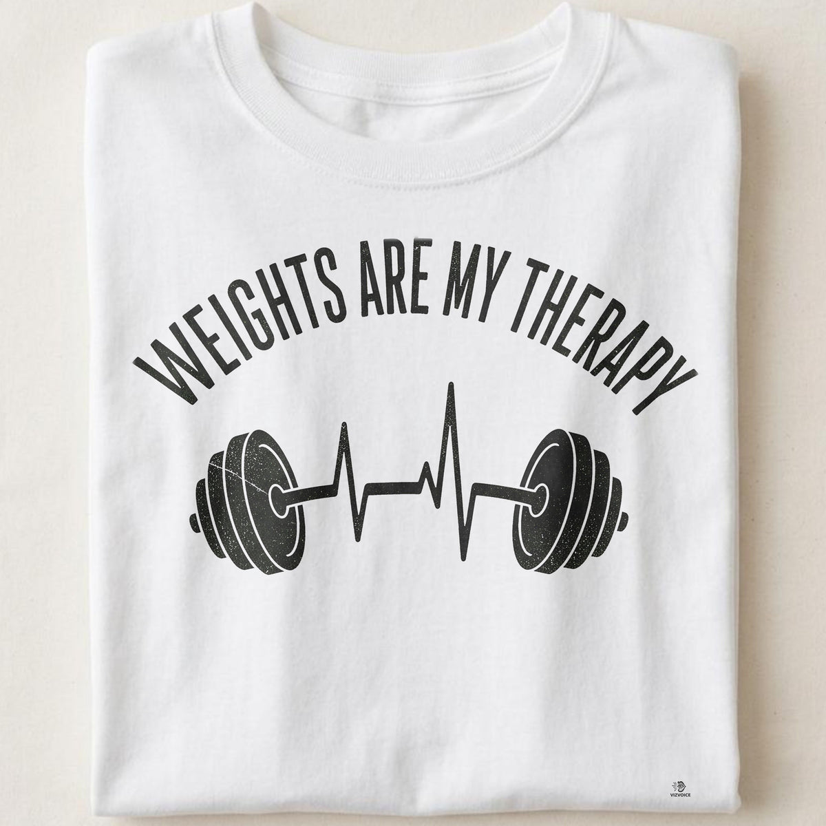 WEIGHTS ARE MY THERAPY | Humorous Fitness T-Shirt