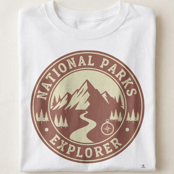 NATIONAL PARKS EXPLORER | Humorous Camping T-Shirt