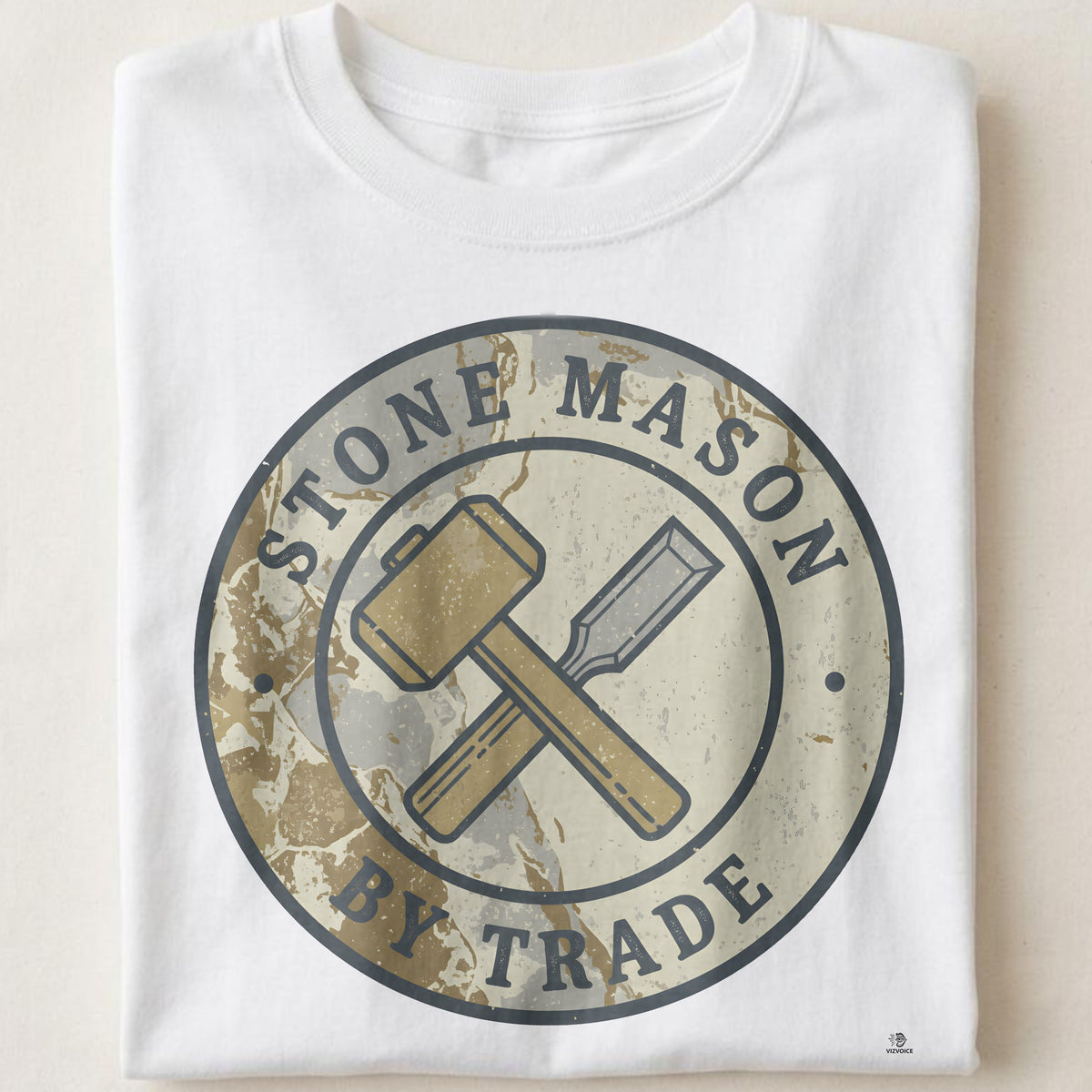 STONE MASON BY TRADE | Humorous T-Shirt for Mason Life