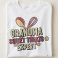 GRANDMA SWEET TREATS EXPERT | Fun T-Shirt for Cool Grandmas - close up