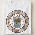 PROUD MEMBER OF THE COLD BREW CLUB | Fun T-Shirt for Coffee Lovers - close up